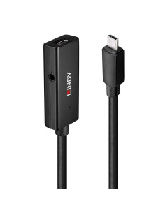 Lindy 43356 hub de interfaz USB 3.2 Gen 1 (3.1 Gen 1) Type-C 5000 Mbit s Negro