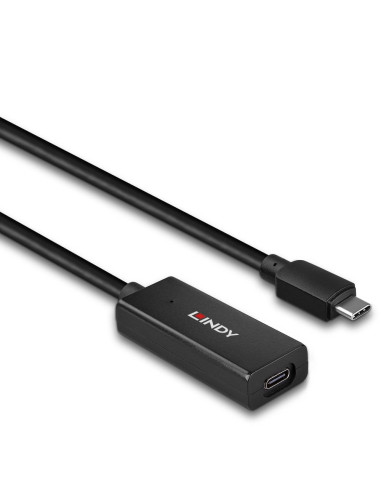 Lindy 43356 hub de interfaz USB 3.2 Gen 1 (3.1 Gen 1) Type-C 5000 Mbit s Negro