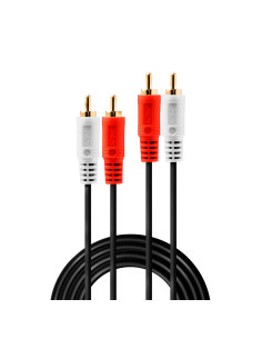 Lindy 35660 cable de audio 1 m 2 x RCA Rojo, Blanco 2
