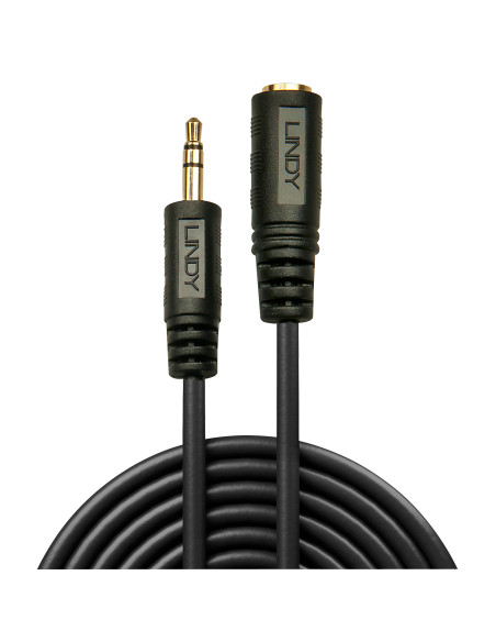 Lindy 35652 cable de audio 2 m 3,5mm Negro
