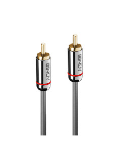 Lindy 35339 cable de audio 1 m RCA Antracita