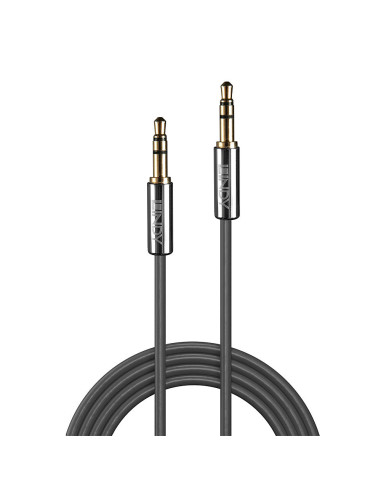 Lindy 35324 cable de audio 5 m 3,5mm Antracita