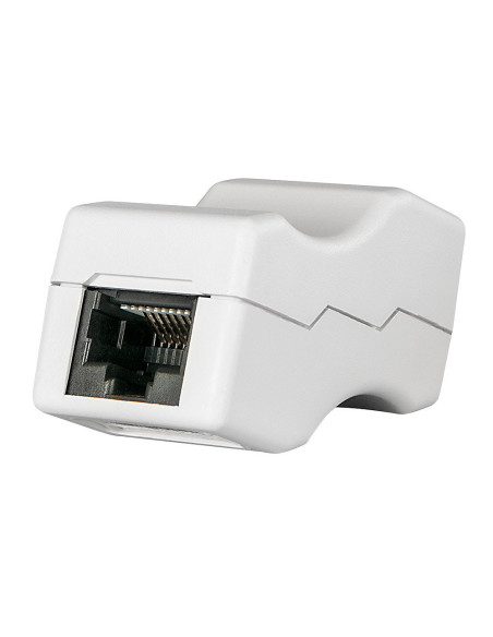 Lindy 34009 cambiador de género para cable RJ45 Gris