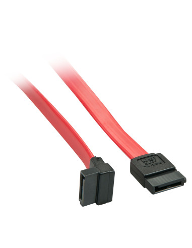 Lindy 33351 cable de SATA 0,5 m SATA 7-pin Negro, Rojo