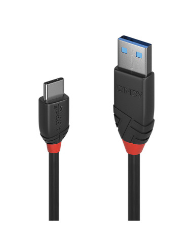 Lindy 36915 cable USB USB 3.2 Gen 1 (3.1 Gen 1) 0,5 m USB A USB C Negro