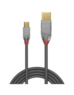 Lindy 36633 cable USB USB 2.0 3 m USB A Mini-USB B Gris 2