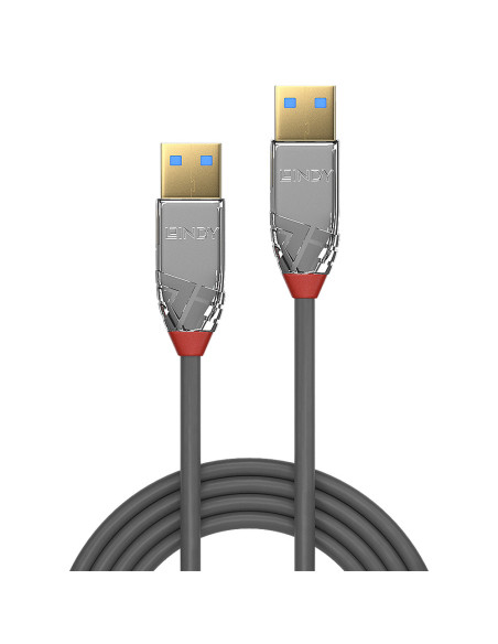 Lindy 36628 cable USB USB 3.2 Gen 1 (3.1 Gen 1) 3 m USB A Gris