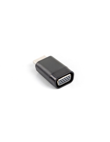 Lanberg AD-0016-BK cambiador de género para cable VGA HDMI Negro