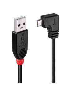 Lindy 31976 cable USB USB 2.0 1 m USB A Micro-USB B Negro