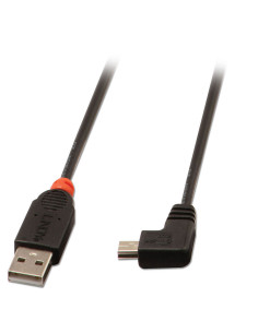 Lindy 31970 cable USB USB 2.0 0,5 m USB A Mini-USB B Negro