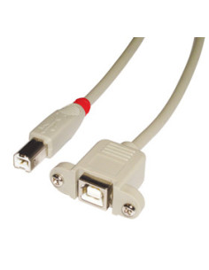 Lindy 31800 cable USB 0,5 m USB B Gris