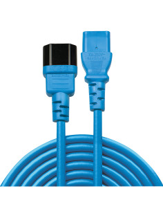 Lindy 30470 cable de transmisión Azul 0,5 m C14 acoplador C13 acoplador 2