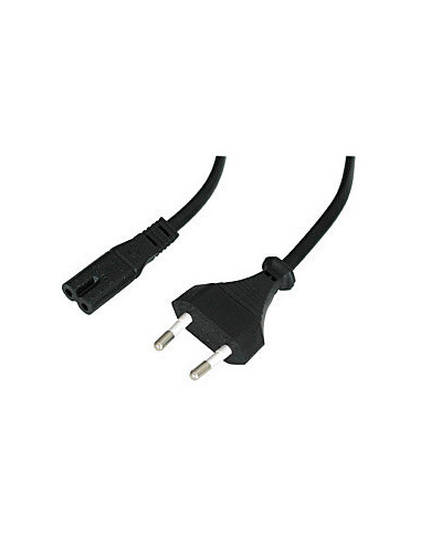 Lindy 30421 cable de transmisión Negro 2 m CEE7 16 C7 acoplador