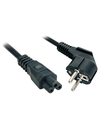Lindy 5m, CEE 7 7 - IEC 320 C5 Negro CEE7 7 C5 acoplador