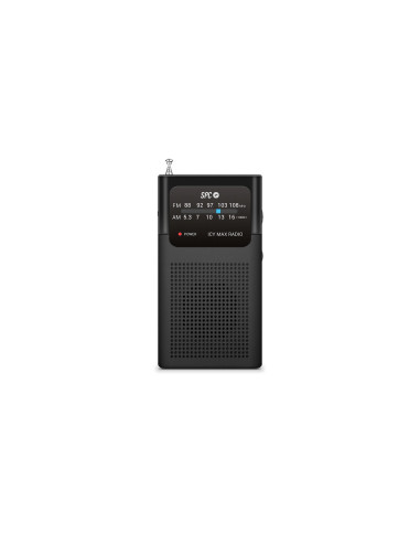 SPC Radio ICY MAX Portátil Analógica Negro