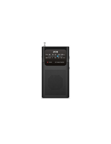 SPC Radio ICY MAX Portátil Analógica Negro