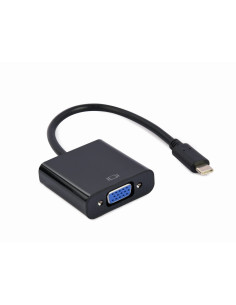 Gembird A-CM-VGAF-01 Adaptador gráfico USB 1920 x 1080 Pixeles Negro