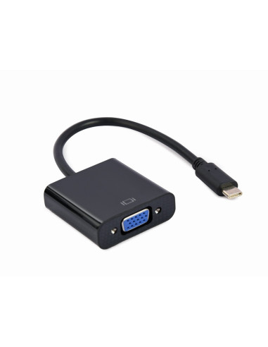 Gembird A-CM-VGAF-01 Adaptador gráfico USB 1920 x 1080 Pixeles Negro