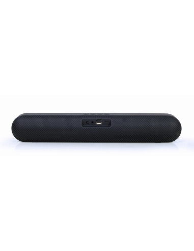 Gembird SPKBT-BAR400L altavoz soundbar Negro 2.0 canales 10 W