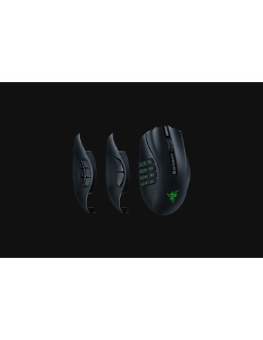 Razer Naga V2 Pro ratón Juego mano derecha RF Wireless + Bluetooth + USB Type-C Óptico 30000 DPI