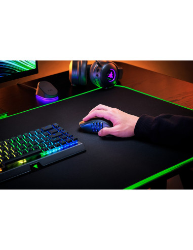 Razer Naga V2 Pro ratón Juego mano derecha RF Wireless + Bluetooth + USB Type-C Óptico 30000 DPI