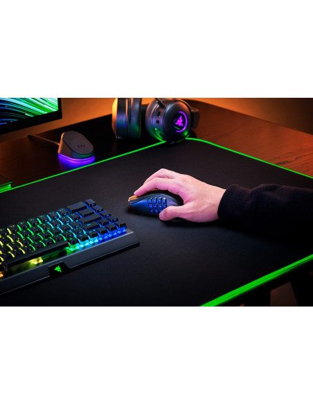 Razer Naga V2 Pro ratón Juego mano derecha RF Wireless + Bluetooth + USB Type-C Óptico 30000 DPI