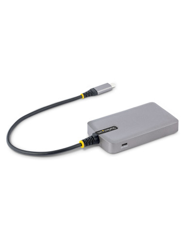 StarTech.com Hub USB-C de 3 Puertos USBA - USB 3.0 de 5Gbps - Alimentado por el Bus - Concentrador USB-C de 3 Puertos USB-A -