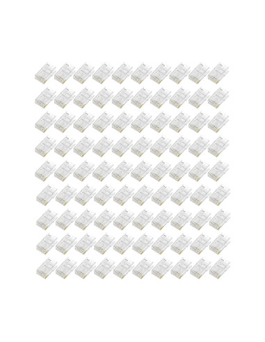 AISENS Conector RJ45 8 Hilos CAT.6 AWG24 (100 UDS)