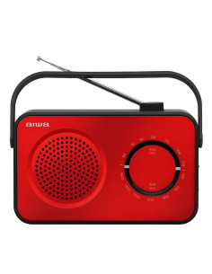 Aiwa R-190RD radio Portátil Analógica Negro, Rojo