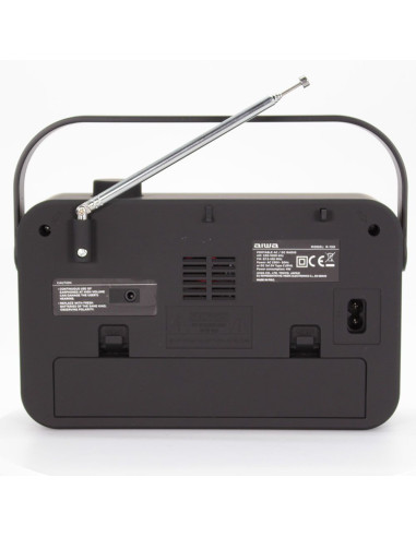Aiwa R-190RD radio Portátil Analógica Negro, Rojo