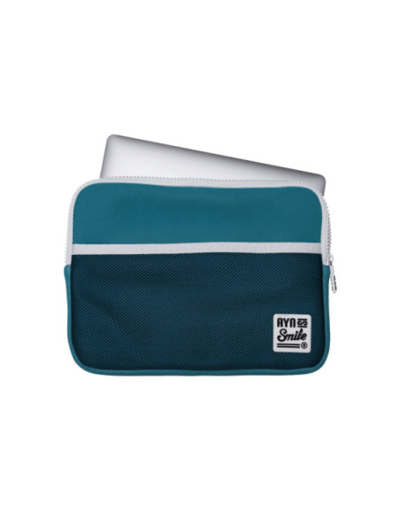 Smile Funda Sleeve para Portátil de 13 y 14 pulgadas Fitness de Neopreno color Azul Turquesa