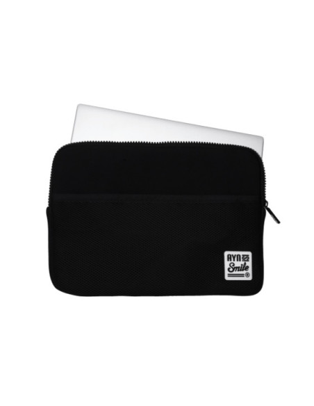 Smile Funda Sleeve para Portátil de 15 pulgadas Fitness de Neopreno color Negro