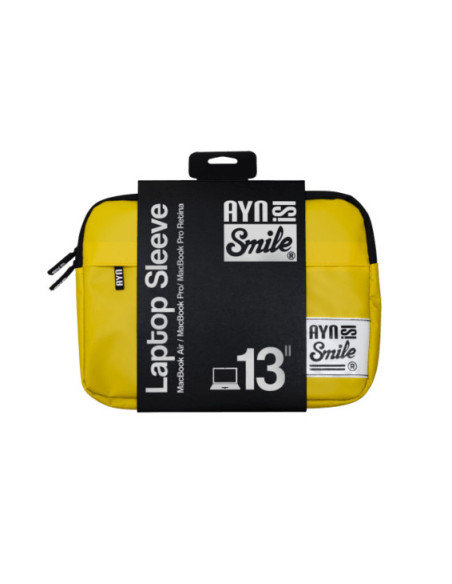 Smile Funda Sleeve para Portátil de 13 y 14 pulgadas Akira impermeable color Amarillo