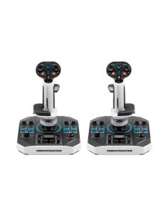 Thrustmaster Sol-R 2 HOSAS Space Sim Duo Negro, Blanco USB Palanca de vuelo Analógico/Digital PC