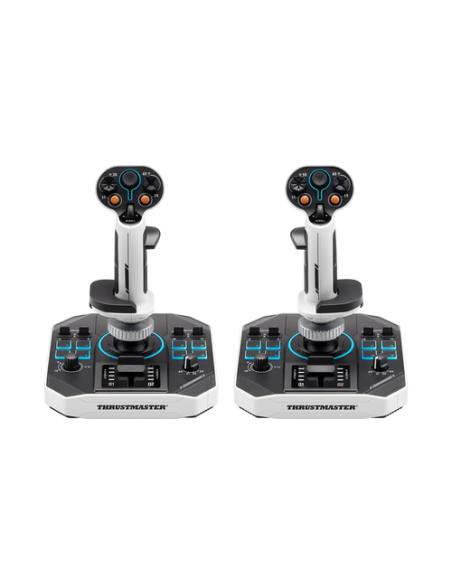Thrustmaster Sol-R 2 HOSAS Space Sim Duo Negro, Blanco USB Palanca de vuelo Analógico/Digital PC