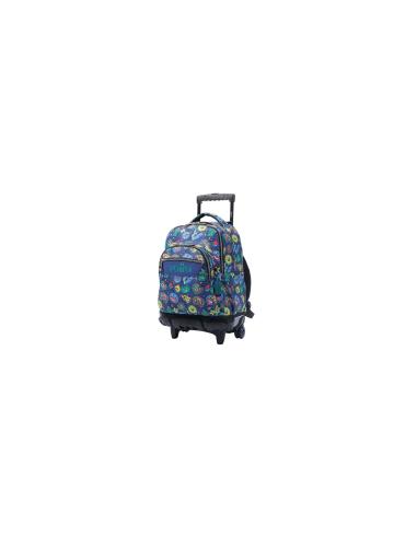Totto Mochila Esccolar con ruedas Renglones Tello