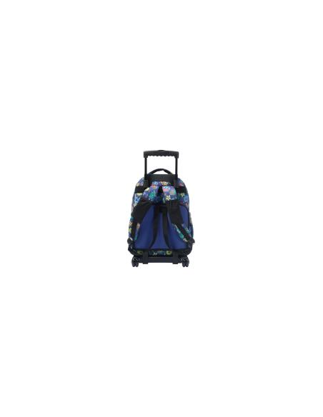 Totto Mochila Esccolar con ruedas Renglones Tello