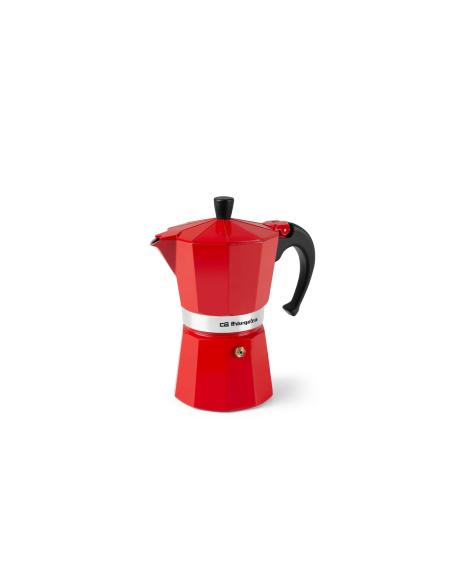 Orbegozo KFR 640 cafetera manual Cafetera italiana Rojo