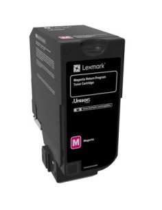 Lexmark 74C20M0 cartucho de tóner 1 pieza(s) Original Magenta