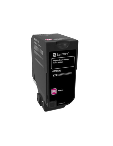 Lexmark 74C20M0 cartucho de tóner 1 pieza(s) Original Magenta