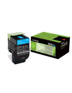 Lexmark 802C cartucho de tóner 1 pieza(s) Original Cian