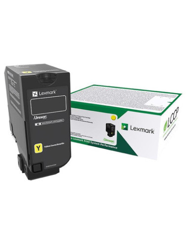 Lexmark 75B20Y0 cartucho de tóner 1 pieza(s) Original Amarillo