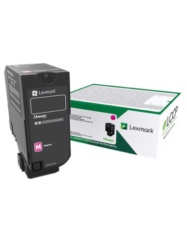 Lexmark 75B20M0 cartucho de tóner 1 pieza(s) Original Magenta