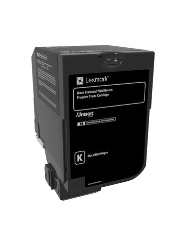 Lexmark 74C2SK0 cartucho de tóner 1 pieza(s) Original Negro