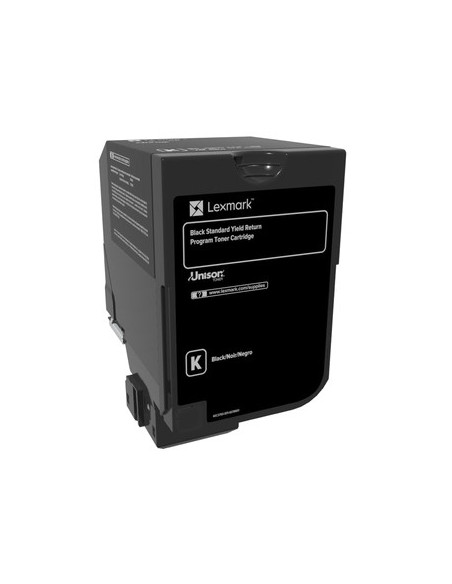 Lexmark 74C2SK0 cartucho de tóner 1 pieza(s) Original Negro