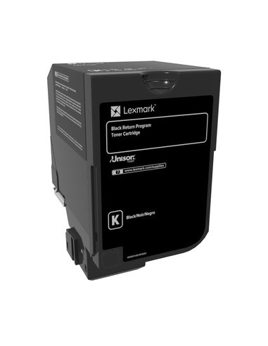 Lexmark 74C20K0 cartucho de tóner 1 pieza(s) Original Negro