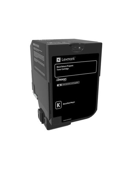 Lexmark 74C20K0 cartucho de tóner 1 pieza(s) Original Negro