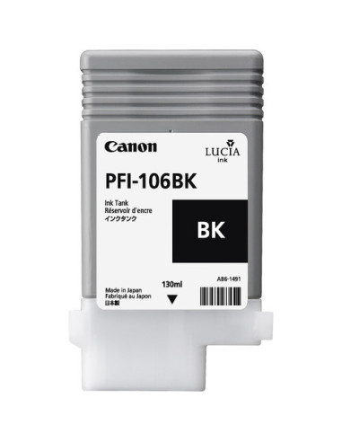Canon PFI-106 BK cartucho de tinta 1 pieza(s) Original Foto negro