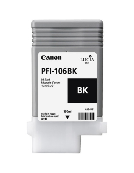 Canon PFI-106 BK cartucho de tinta 1 pieza(s) Original Foto negro