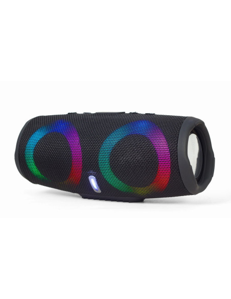 Gembird SPK-BT-LED-02 altavoz portátil o de fiesta Altavoz monofónico portátil Negro 10 W